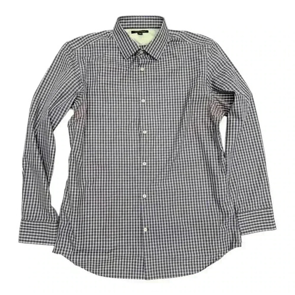 Banana  Repbulic Dress Shirt Purple and White - Picture 1 of 5